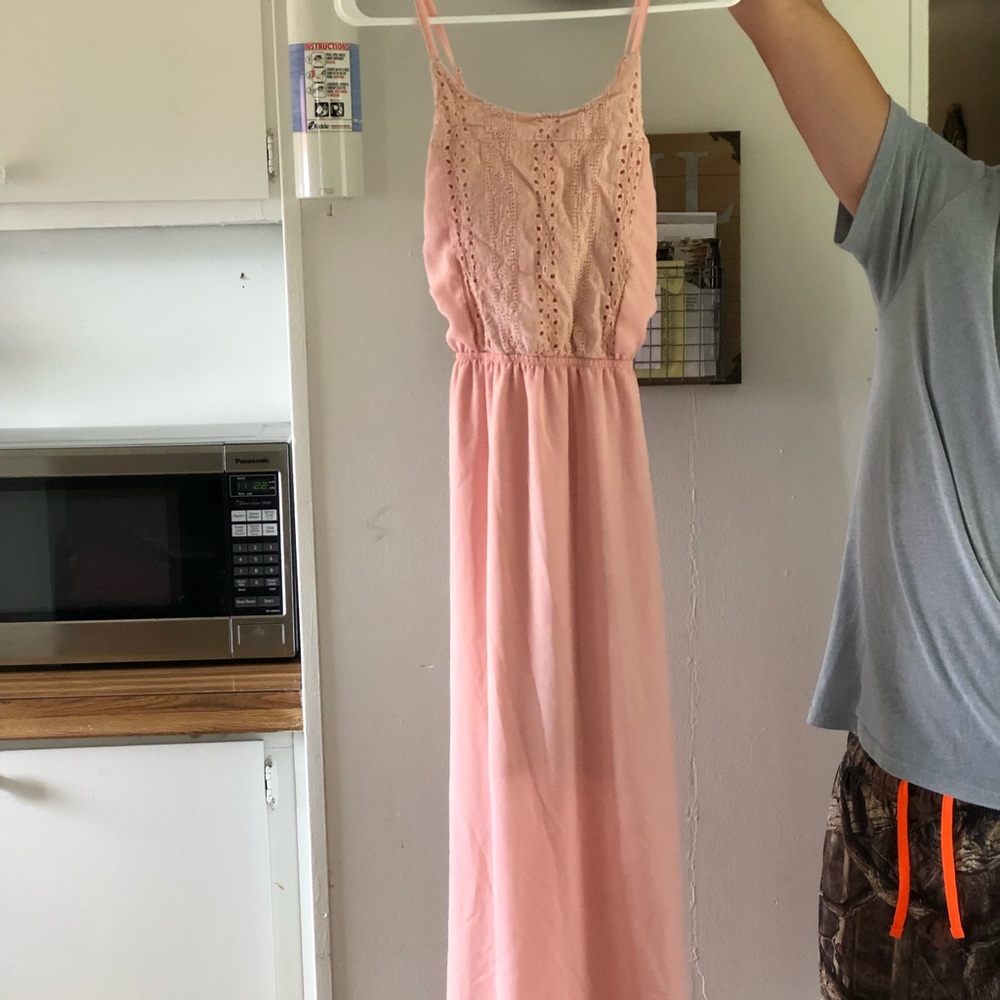 Women’s pink maxi